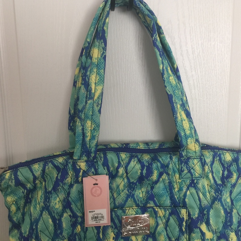 Juicy Couture Python Gym/Beach Bag 2 Wet Bags ๐ - Picture 5 of 12